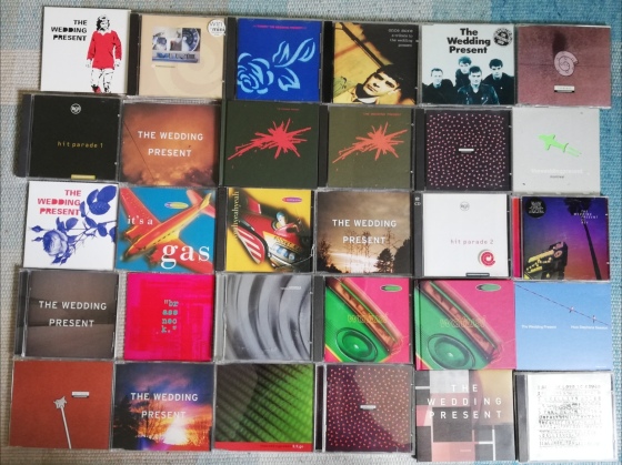 Some of my Wedding Present CD collection