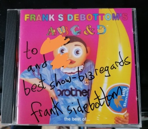 Frank Sidebottom signed CD